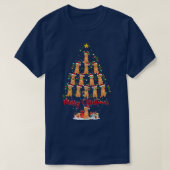 Goldendoodle Dog Matching Santa Goldendoodle Chris Tシャツ (デザイン正面)
