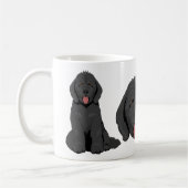 Goldendoodle dog mix Coffee Mug コーヒーマグカップ (左)