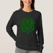 Goldendoodle Dog & Shamrock C Saint Patricks Day   Tシャツ (正面)
