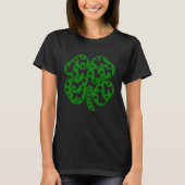 Goldendoodle Dog & Shamrock C Saint Patricks Day   Tシャツ (正面)