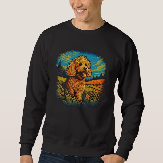 Goldendoodle Dood  Doodle Dog Golden Doodle 26 スウェットシャツ (正面)