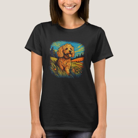 Goldendoodle Dood  Doodle Dog Golden Doodle 26 Tシャツ (正面)
