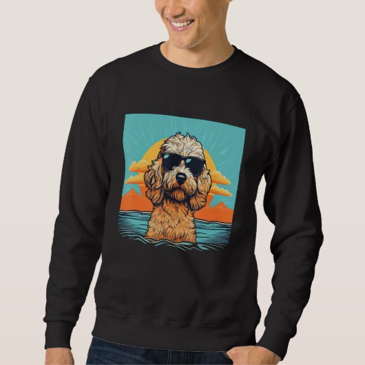 Goldendoodle Dood Doodle Dog Golden Doodle 3 スウェットシャツ (正面)