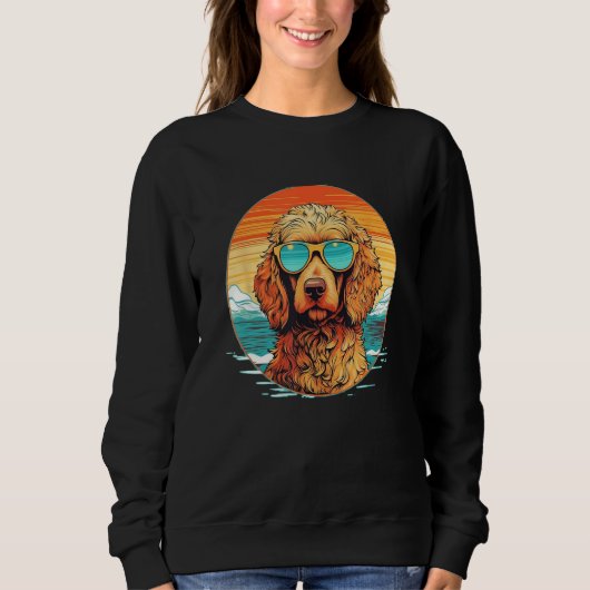 Goldendoodle Dood Funny Doodle Dog Golden Doodle 9 スウェットシャツ (正面)