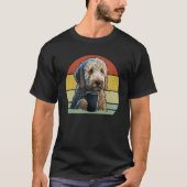 Goldendoodle Drinking Coffee Dog And Coffee Tシャツ (正面)