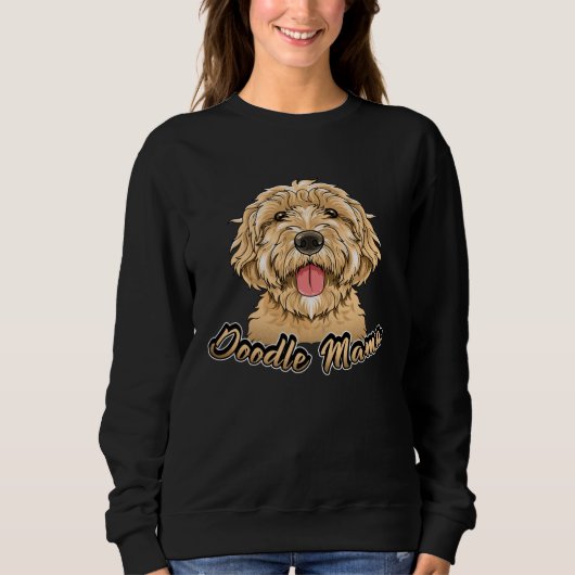 GoldenDoodle  for Women Girls Kids Doodle Mama スウェットシャツ (正面)