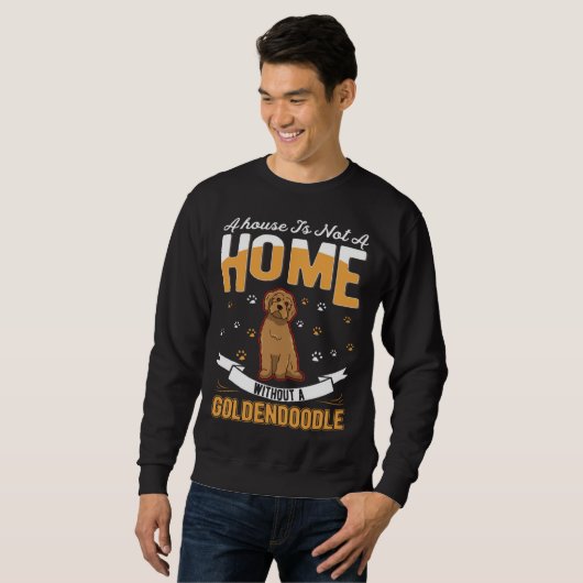 Goldendoodle Home スウェットシャツ (正面フル)