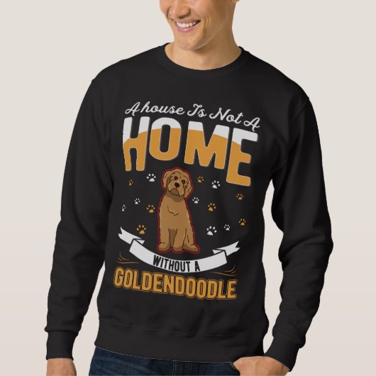 Goldendoodle Home スウェットシャツ (正面)