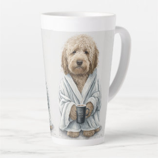 Goldendoodle labradodle犬の恋人のギフト カフェラテマグ