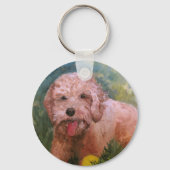 Goldendoodle/ Labradodle.Key Chain キーホルダー (正面)