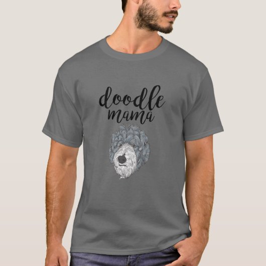 Goldendoodle Mama - Doodle Mom Cute Golden Doodle Tシャツ (正面)