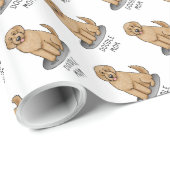 Goldendoodle Mom Doodle Mom （ゴールデンレッド）犬の母親 ラッピングペーパー (ロールコーナー)