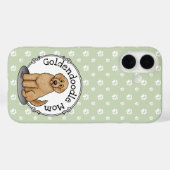 Goldendoodle Mom Doodle Mom （ゴールデンレッド）犬の母親 Case-Mate iPhoneケース (裏面 (横))