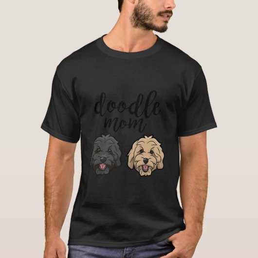 Goldendoodle Mom - Doodle Mom Cute Goldendoodle Tシャツ (正面)