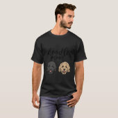 Goldendoodle Mom - Doodle Mom Cute Goldendoodle Tシャツ (正面フル)