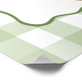 Goldendoodle Puppy Dog 1st Birthday Milestone  ポスター (角)