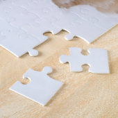 Goldendoodle Puppy With Snow On Face ジグソーパズル (側面)