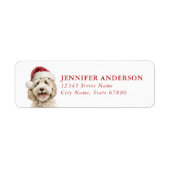 Goldendoodle Return Address Labels ラベル (正面)