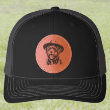 Goldendoodle with Cute Fedora Hat Dog Lovers