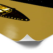 Goldene Eleganz: Schwarze Schönheit mit Schmuck ポスター (コーナー)