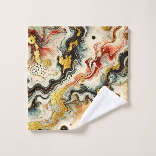 Goldene Flüsse ウォッシュタオル (ウォッシュタオル)