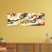 Goldene Flüsse キャンバスプリント (インサイチュ (リビング))