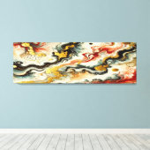 Goldene Flüsse キャンバスプリント (インサイチュ (ウッドフロア))