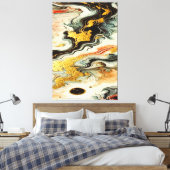 Goldene Flüsse キャンバスプリント (インサイチュ (寝室))