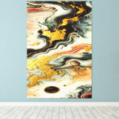 Goldene Flüsse キャンバスプリント (インサイチュ (ウッドフロア))