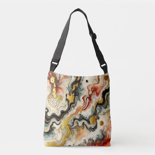 Goldene Flüsse  クロスボディバッグ (正面)