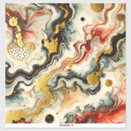 Goldene Flüsse シール