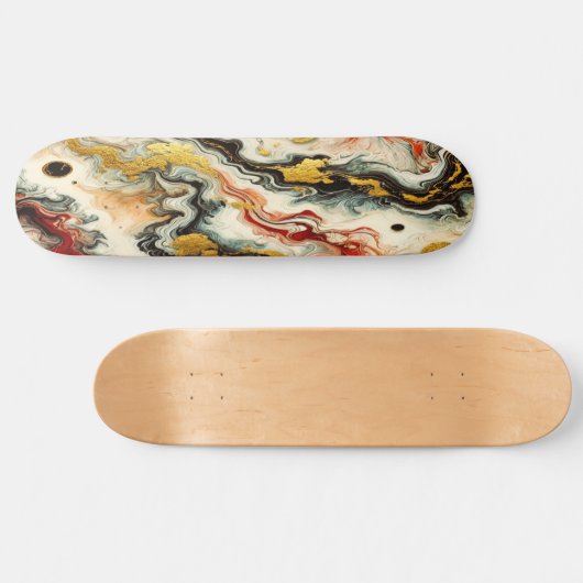 Goldene Flüsse スケートボード (横)