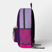 Goldene Flüsse  プリントバックパック (右)