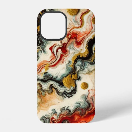 Goldene Flüsse iPhoneケース (裏面)