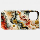 Goldene Flüsse iPhoneケース (裏面横)