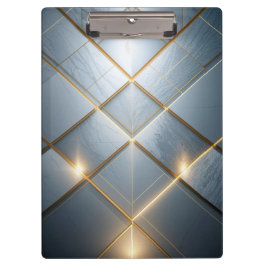 Goldene Geometrie Marmor Luxus Muster クリップボード