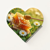 Goldene Hummel im Blütentanz1 ノートブック (裏面)