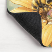 Goldene Hummel im Blütentanz1 マウスパッド (コーナー)