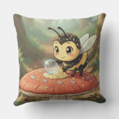 Goldene Hummel im Blütentanz クッション (裏面)