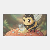 Goldene Hummel im Blütentanz デスクマット (正面)