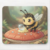 Goldene Hummel im Blütentanz マウスパッド (正面)