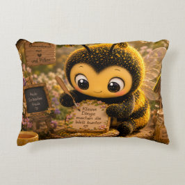 Goldene Hummel im Blütentanz.10 アクセントクッション