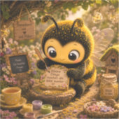 Goldene Hummel im Blütentanz.10 シール (正面)