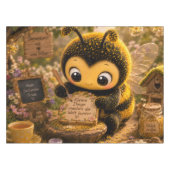 Goldene Hummel im Blütentanz.10 テーブルクロス (正面(横))