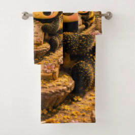 Goldene Hummel im Blütentanz.10 バスタオルセット