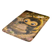 Goldene Hummel im Blütentanz.10 バスマット (アングル)