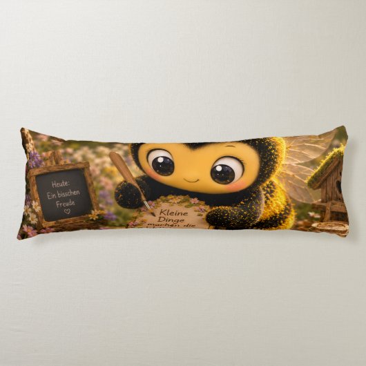 Goldene Hummel im Blütentanz.10 ボディピロー (正面)