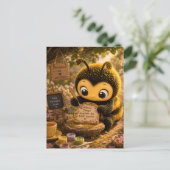 Goldene Hummel im Blütentanz.10 ポストカード (スタンド正面)