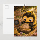 Goldene Hummel im Blütentanz.10 ポストカード (正面/裏面)