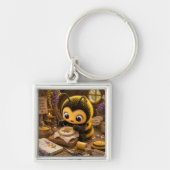 Goldene Hummel im Blütentanz.11 キーホルダー (正面)